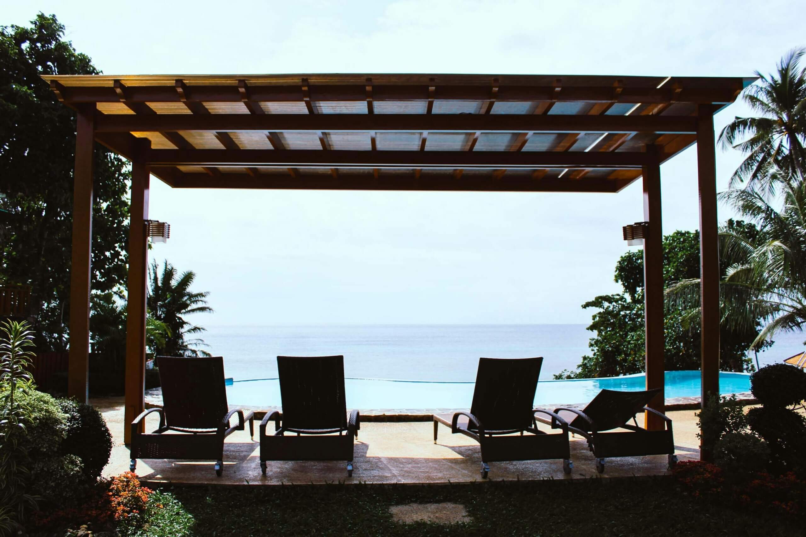 pergolas sur la plage